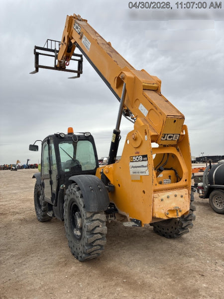 2019 JCB 509-42 JCB 509-42 Enclosed Cab, 74 HP, Solid Tires, Worklights, Beacon, Aux Hydraulics, Lifting Eye