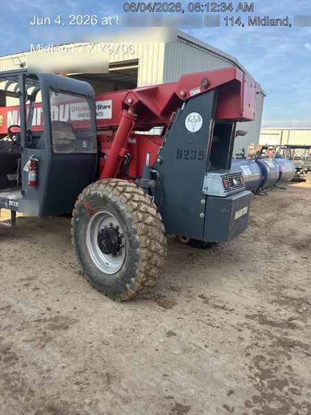 2018 Manitou 12042 Manitou MTA 12042 w/Open ROPS, Work Lights/Strobe, Aux Hyd, Solid Tires, Lift Hook, 66" Carriage, 72" Forks, Outriggers