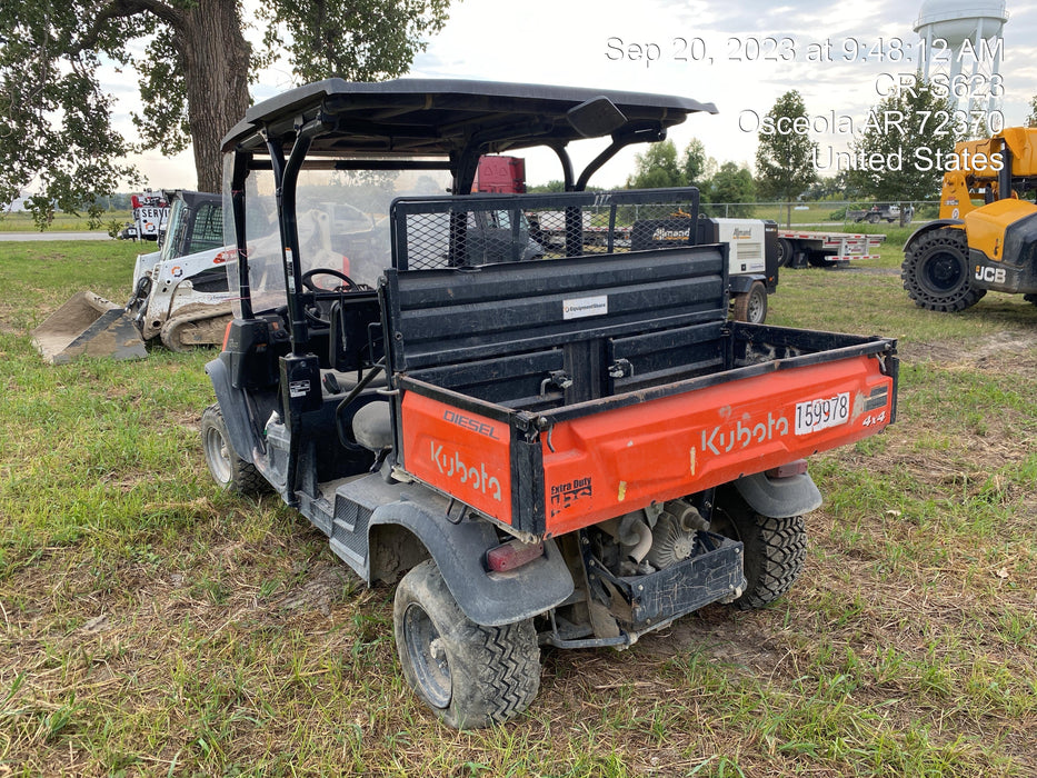 2021 Kubota RTV-X1140W-H Plastic Canopy, Windshield Acrylic Clear, LED Strobe Light, Wire Harness Kit, Back up Alarm