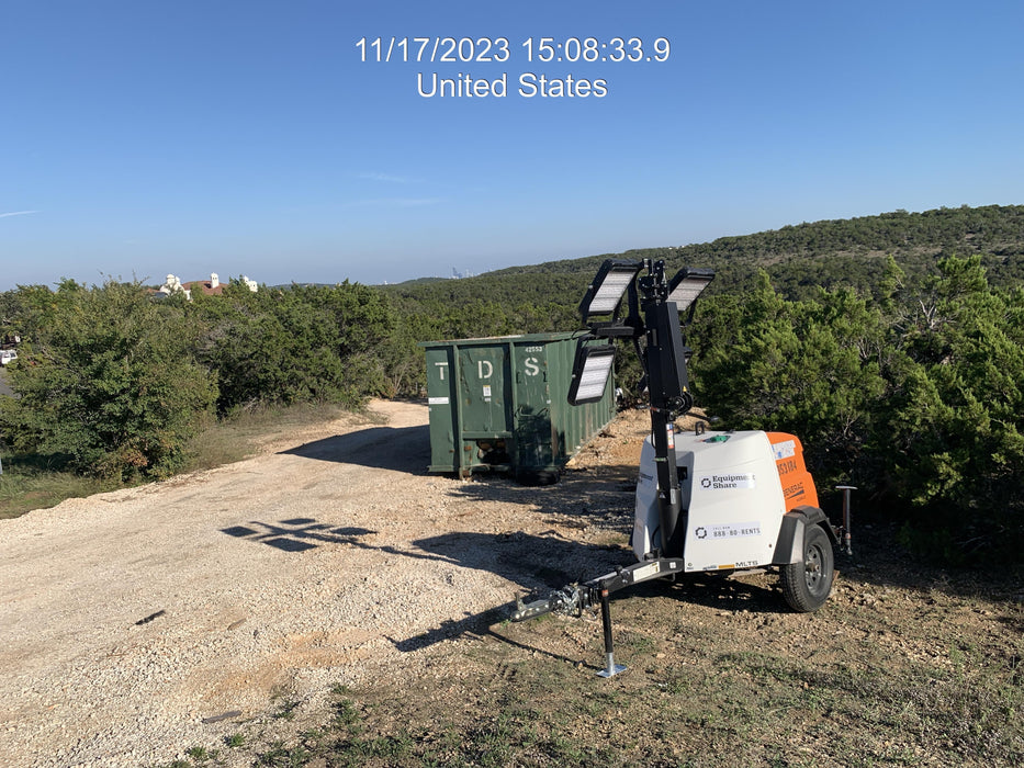 2023 Generac MLT2 Diesel, Flex Switch 120V Input, Powerzone Controller, (4) 320W LED Lights, 4kW Generator, 39.9 Gal Fuel Tank, 2" Ball, T3