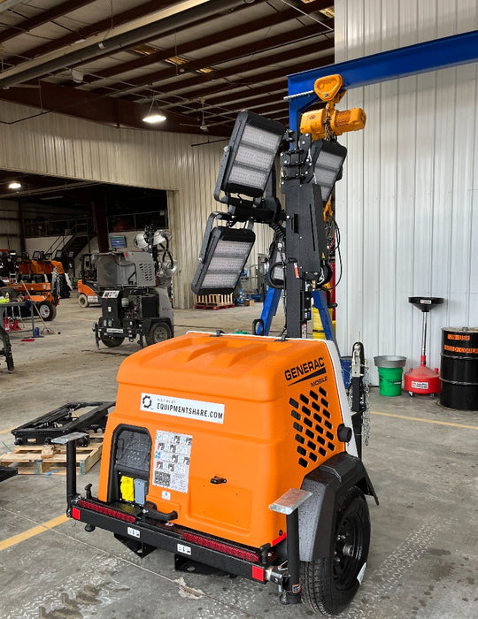 2023 Generac MLT2 Diesel, Flex Switch 120V Input, Powerzone Controller, 
(4) 320W LED Lights, 4kW Generator, 39.9 Gal Fuel Tank, 2" Ball, T3