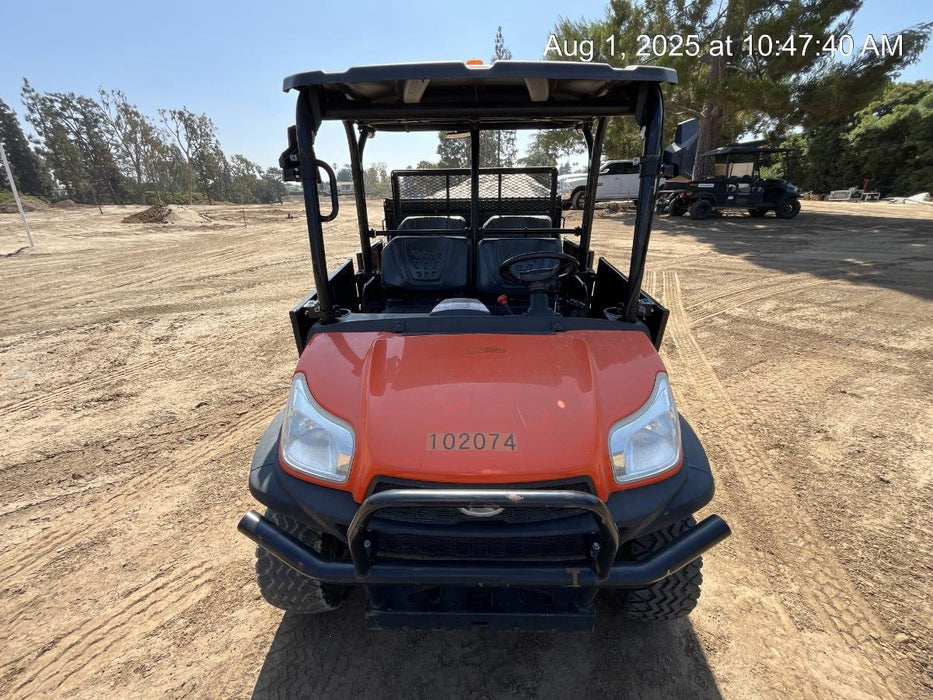 Kubota RTV-X1140W-H 4WD, LED Strobe, Windshield Acrylic Clear, Plastic Canopy, Wire Harness Kit, Backup Alarm