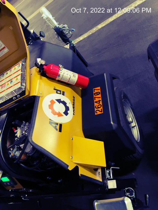 2022 Allmand NLV3GR (4) LED Light Fixture 350W, 23' Vertical Mast, 3kW Prime, Towable, ES Decals, T3