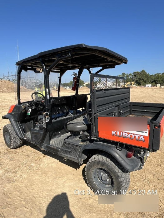 2021 Kubota RTV-X1140WL-H Canopy, Diesel, 4 Passanger, Windshield, Mirror, Backup Alarm, Beacon