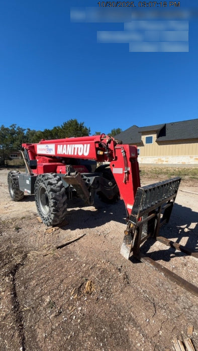 2018 Manitou MTA10055 MTA10055 - 74 HP T4, Canopy, Worklights/Strobe, Beacon, 66" Carriage, 60" Forks, Solid Tires, Lift Hook, Aux Hydraulics