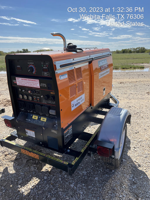 2022 Lincoln Electric LE400 Kubota V1505, Trlr, Cable Rack, Light Kit, ES Decals, T3