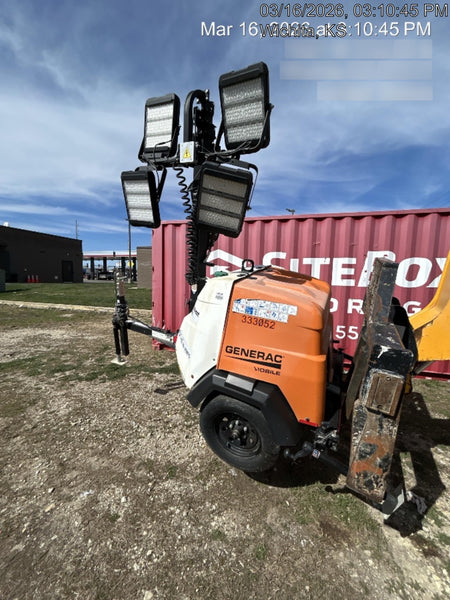 2023 Generac MLT2 Diesel, Flex Switch 120V Input, Powerzone Controller, (4) 320W LED Lights, 4kW Generator, 39.9 Gal Fuel Tank, 2" Ball, T3