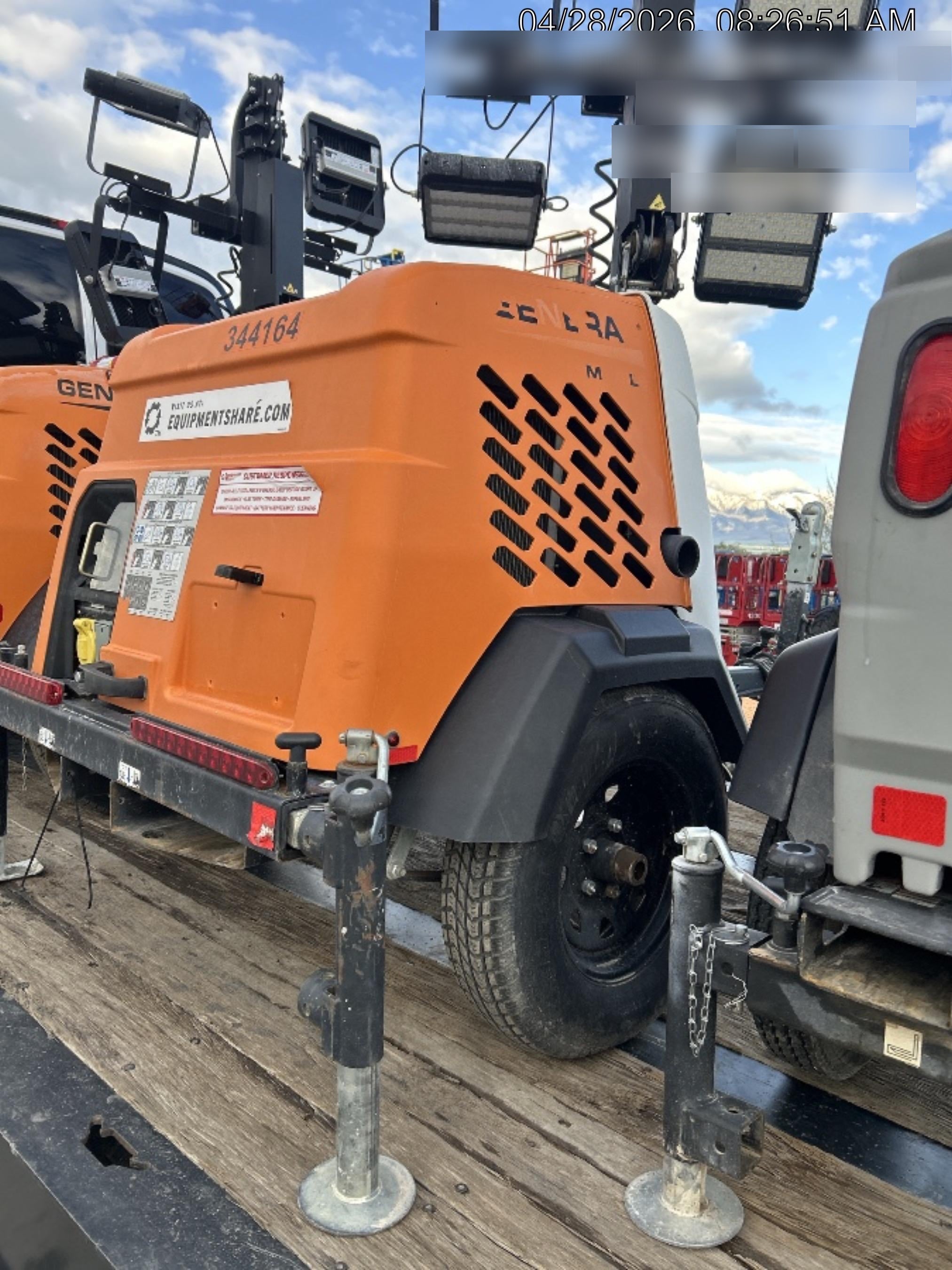 2023 Generac MLT2 Diesel, Flex Switch 120V Input, Powerzone Controller, (4) 320W LED Lights, 4kW Generator, 39.9 Gal Fuel Tank, 2" Ball, T3