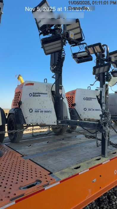 2023 Generac MLT2 Diesel, Flex Switch 120V Input, Powerzone Controller, (4) 320W LED Lights, 4kW Generator, 39.9 Gal Fuel Tank, 2" Ball, T3