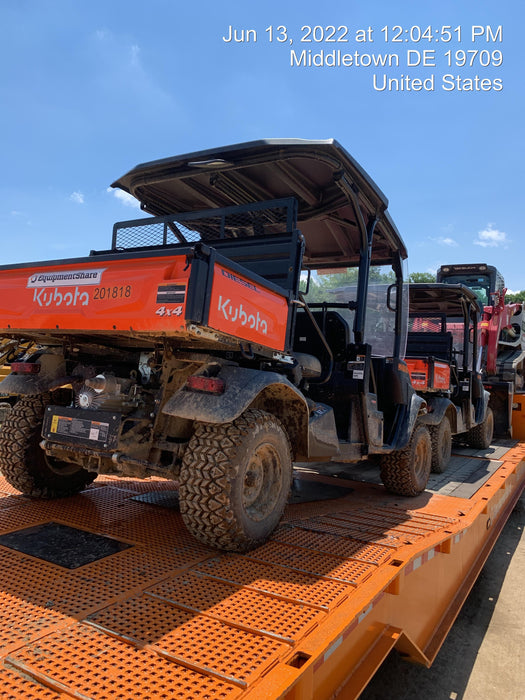 2022 Kubota RTV-X1140W-H Plastic Canopy, Windshield Acrylic Clear, LED Strobe Light, Wire Harness Kit, Back up Alarm