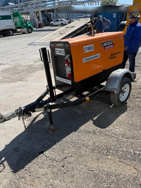 2022 Lincoln Electric LE400 Kubota V1505, Trlr, Cable Rack, Light Kit, ES Decals, T3