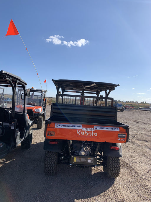 2021 Kubota RTV-X1140W-H Plastic Canopy, Windshield Acrylic Clear, LED Strobe Light, Wire Harness Kit, Back up Alarm