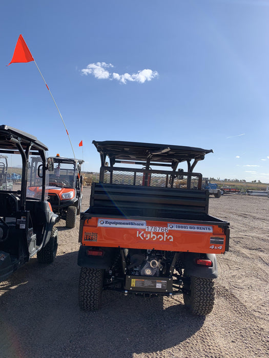 2021 Kubota RTV-X1140W-H Plastic Canopy, Windshield Acrylic Clear, LED Strobe Light, Wire Harness Kit, Back up Alarm