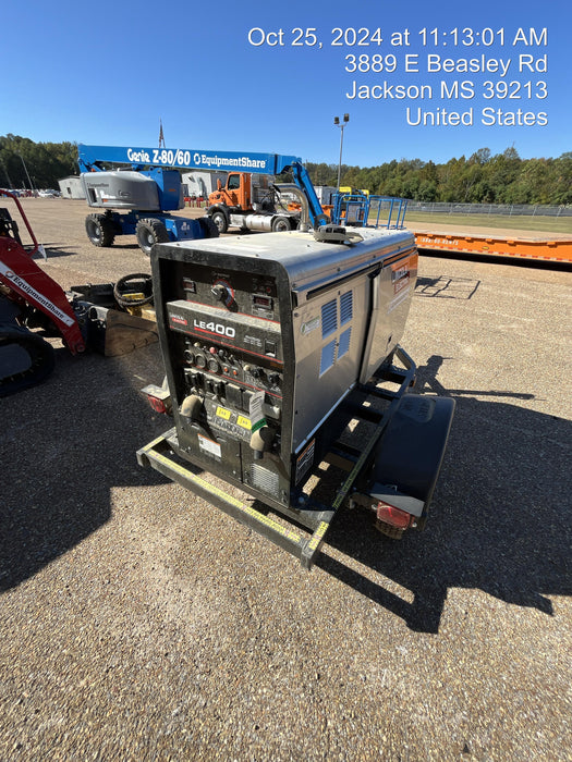 2024 Lincoln Electric LE400 Kubota V1505, Trlr, Cable Rack, Light Kit, ES Decals, T3