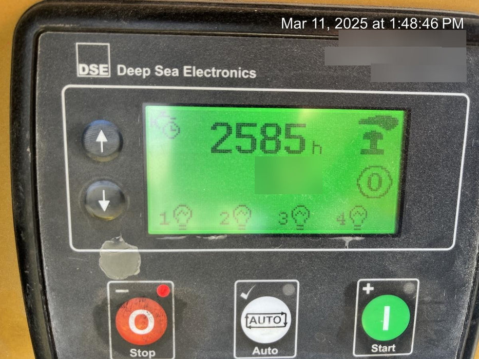 2022 Allmand NLV3GR (4) LED Light Fixture 350W, 23' Vertical Mast, 3kW Prime, Towable, Deep Sea L401, Leveling Jacks, Yanmar T4F 5.8hp