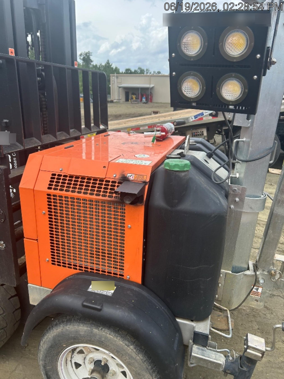 2023 Wanco WLTT-4MM4K Diesel, Deep Sea Controller, Shore Power Plug, Auto Start, (4) 350W LED Floodlights, 4kW Generator, 60 Gal Fuel Tank, 2" Ball, T3