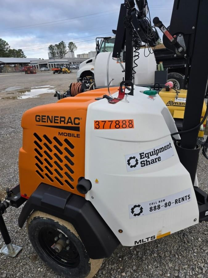 2023 Generac MLT2 Diesel, Flex Switch 120V Input, Powerzone Controller, 
(4) 320W LED Lights, 4kW Generator, 39.9 Gal Fuel Tank, 2" Ball, T3