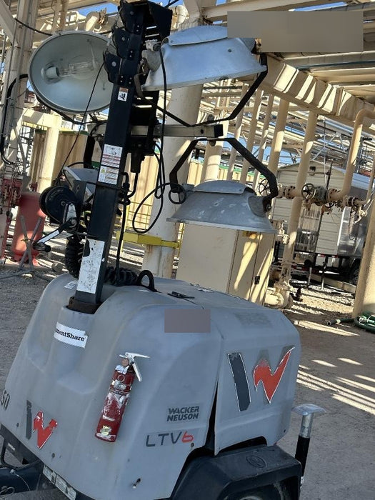 Wacker Neuson LTV6K-MH Wacker Neuson LTV6K Mobile Light Tower w/Fuel Level Sensor Installed