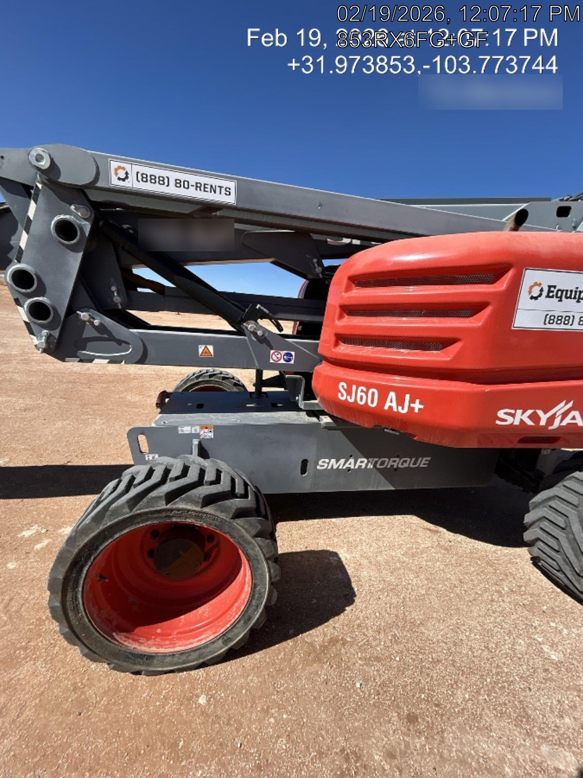 2022 SKYJACK SJ60 AJ+