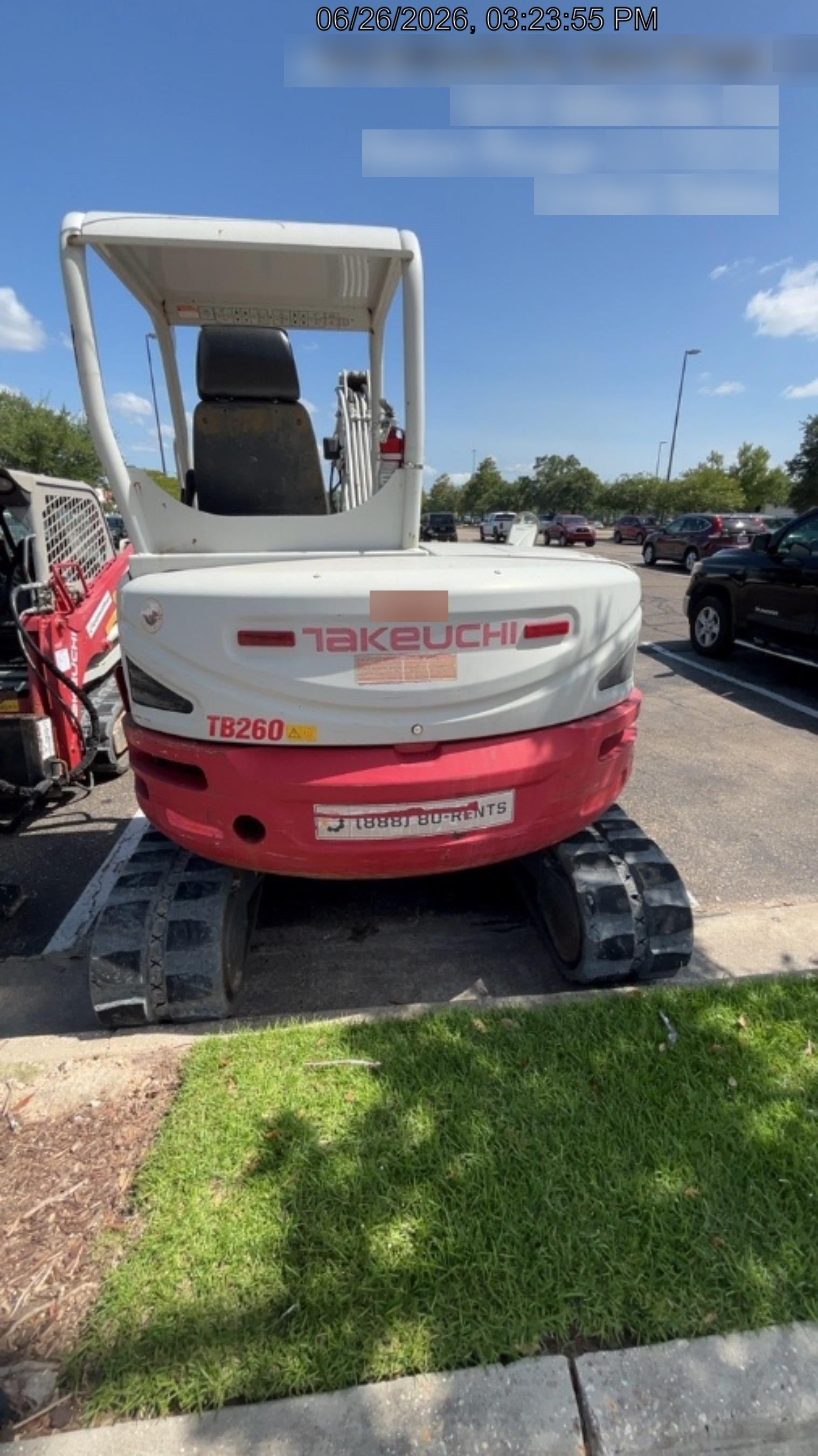 2019 TAKEUCHI TB260