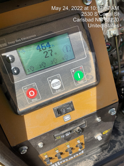 2022 Allmand NLV3GR (4) LED Light Fixture 350W, 23' Vertical Mast, 3kW Prime, Towable, Deep Sea L401, Leveling Jacks, Yanmar T4F 5.8hp