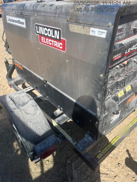 2024 Lincoln Electric LE400 Kubota V1505, Trlr, Cable Rack, Light Kit, ES Decals, T3