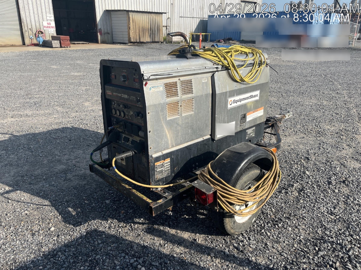 2019 Lincoln Electric Vantage 322 Lincoln Vantage 322 Welder w/Trailer, Light Kit, Cable Rack