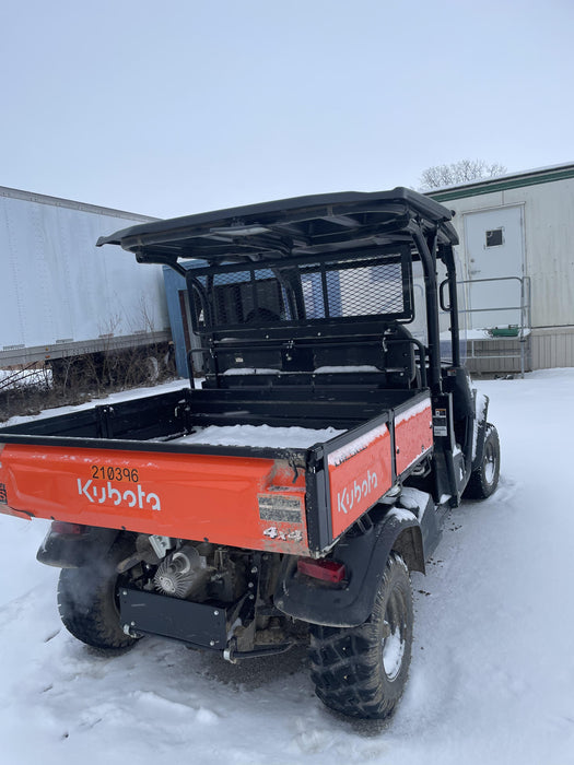 2022 Kubota RTV-X1140W-H Plastic Canopy, Windshield Acrylic Clear, LED Strobe Light, Wire Harness Kit, Back up Alarm