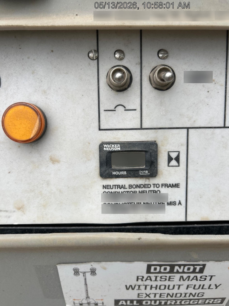 2019 Wacker Neuson LTV6K-MH Power mast, 1100W MH