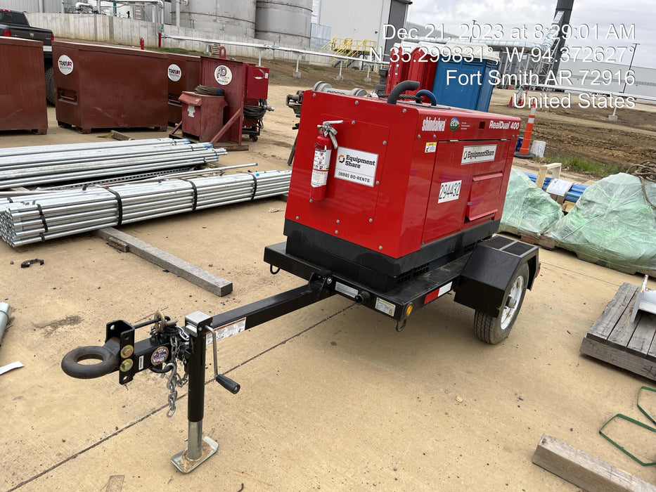 2023 Shindaiwa DGW400MDL Kubota D902 Engine, 23 HP, Dual Op Welder, Wire, Arc, Droop Stick, Tig, and CC Stick Functionality, Simulphase, 3 Phase and 1 Phase Gen Output, Single Axle NB Trlr, Slr Trckl Chrg 12V 12W, Fire Ext