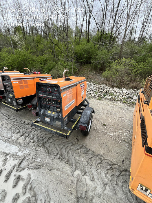 2021 Lincoln Electric Vantage 322 Vantage 322 Ready Pak 3 w/ Decals, ORANGE (includes trailer, cable rack, fender light kit) NO Telematics