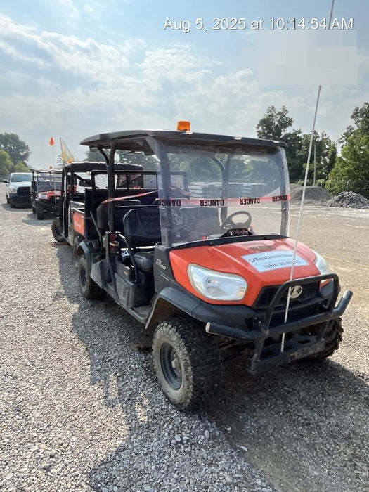 2021 Kubota RTV-X1140W-H Plastic Canopy, Windshield Acrylic Clear, LED Strobe Light, Wire Harness Kit, Back up Alarm