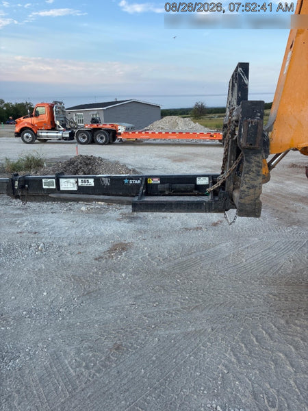 2019 JCB 510-56 Open ROPS, 74 HP, Solid Tires, Worklights, Beacon, Aux Hydraulics, Lifting Eye 66" Carriage/60" Forks