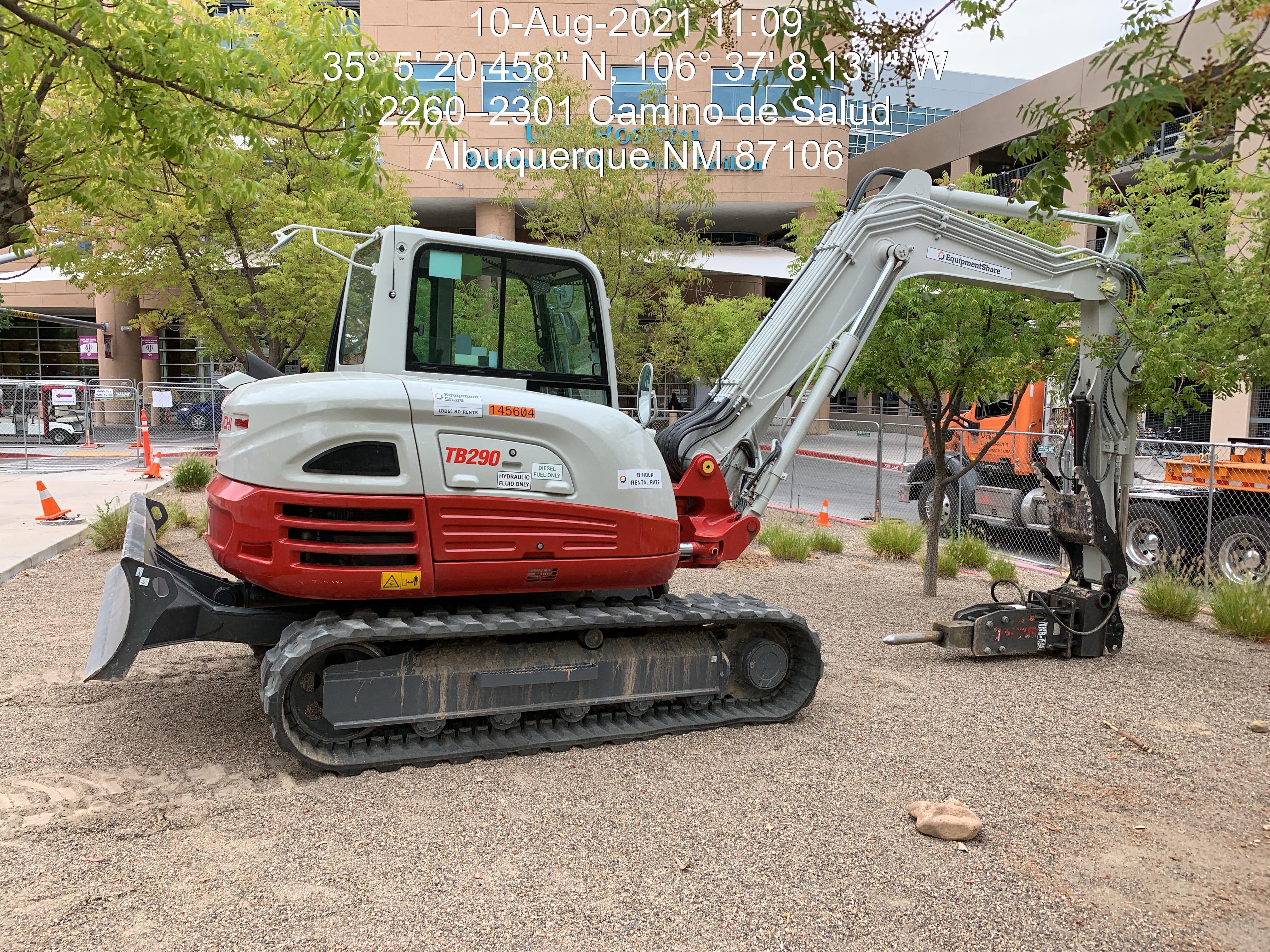2021 TAKEUCHI TB290C