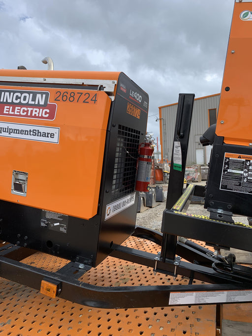 2022 Lincoln Electric LE400 Kubota V1505, Trlr, Cable Rack, Light Kit, ES Decals, T3