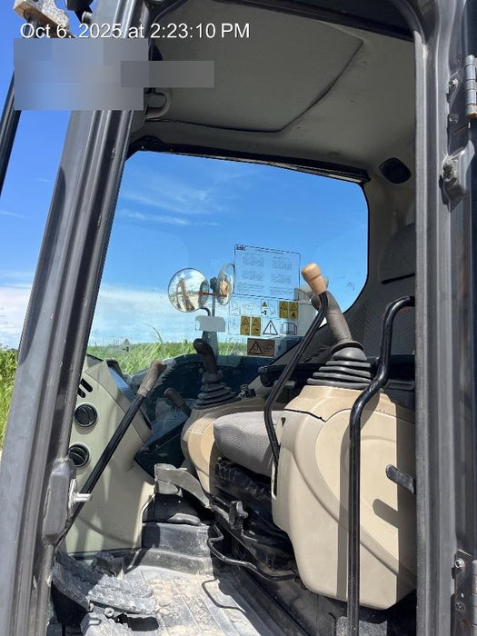 2017 Case CX80C CLOSED CAB, A/C,RUBBER TRACKS PADS,7'-2" ARM,THUMB