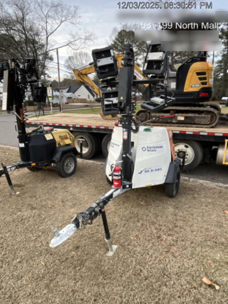 2023 Generac MLT2 Diesel, Flex Switch 120V Input, Powerzone Controller, 
(4) 320W LED Lights, 4kW Generator, 39.9 Gal Fuel Tank, 2" Ball, T3