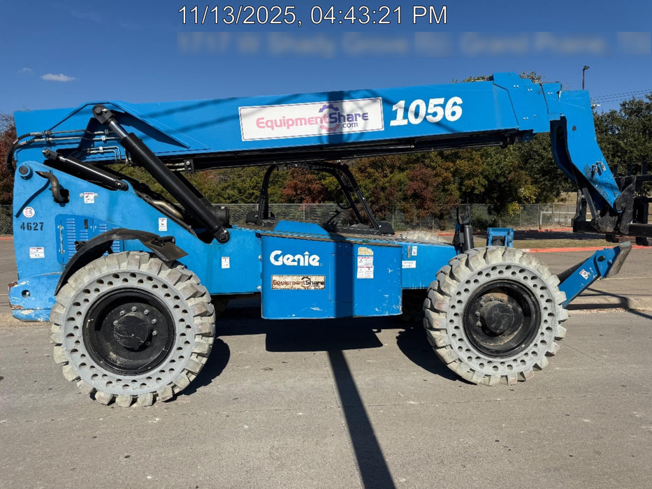 2017 Genie GTH-1056 Genie GTH1056, Solid Tires, 60" Carriage, Light Kit, Open ROPS