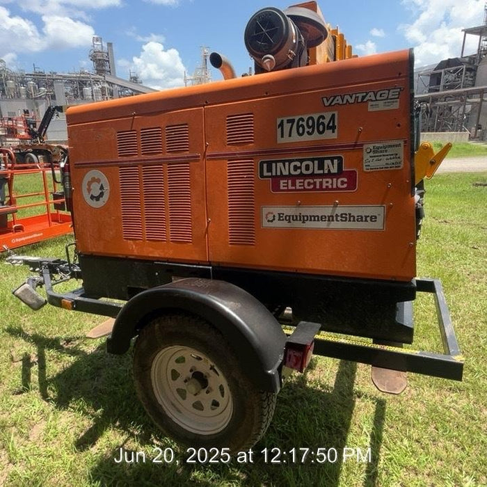 2021 Lincoln Electric Vantage 549X Ready Pak 3, ORANGE (includes trailer, cable rack, fender light kit)