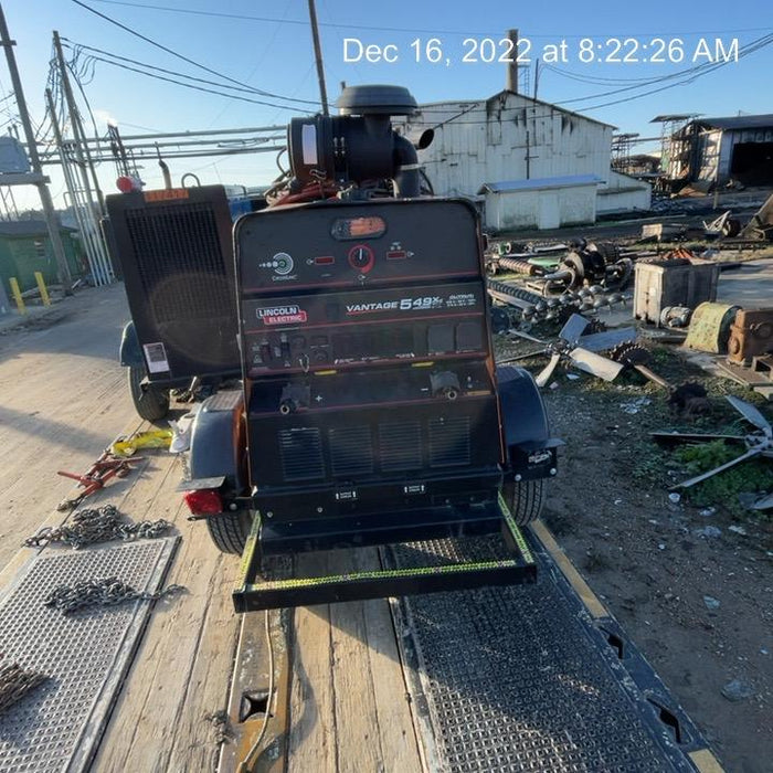 2021 Lincoln Electric Vantage 549X Ready Pak 3, ORANGE (includes trailer, cable rack, fender light kit)