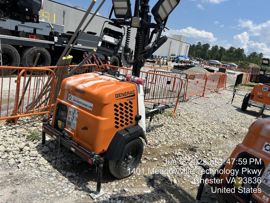 2023 Generac MLT2 Diesel, Flex Switch 120V Input, Powerzone Controller, (4) 320W LED Lights, 4kW Generator, 39.9 Gal Fuel Tank, 2" Ball, T3