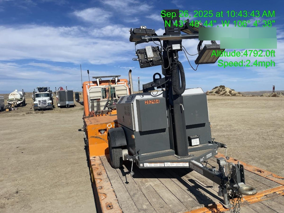 2022 Wacker Neuson LTW20Z1 Isuzu Dsl. Engine, 23' Mast, (4) 300W LED Lights, CWK, Programmable Dawn to Dusk, 360 Deg. Rotation, 57 Gal. Tank, Trailer Mounted