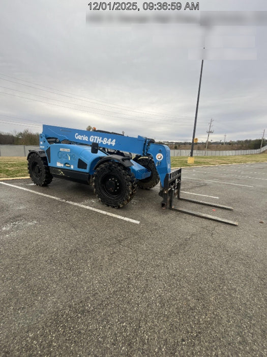 2018 Genie GTH-844 Genie GTH-844 w/ROPS, Work Lights, Solid Tires, RH Cab Mesh, Beacon, 60" Carriage and Forks