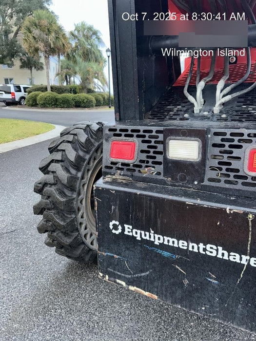 2019 Manitou MTA10055 Canopy, 120 HP, Solid Tires, Work Lights, Lift Hook, Auxiliary Hydraulics 66" Carriage and 60" Forks