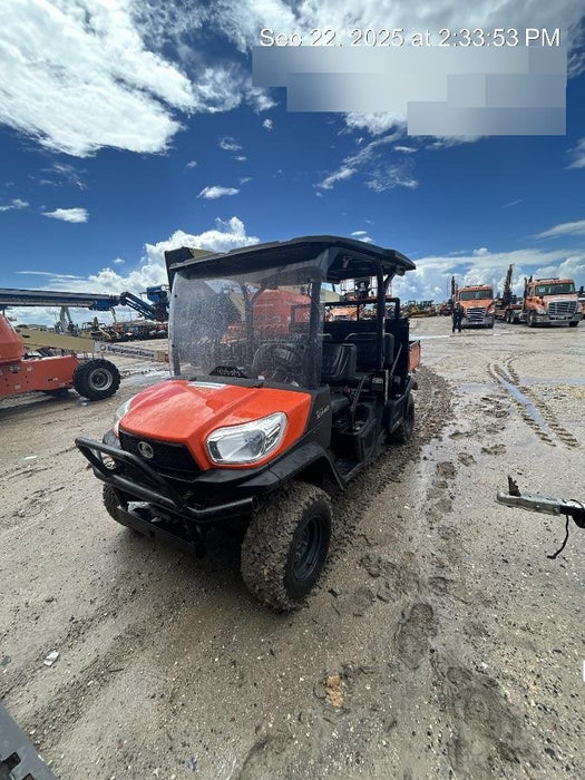 2021 Kubota RTV-X1140W-H Plastic Canopy, Windshield Acrylic Clear, LED Strobe Light, Wire Harness Kit, Back up Alarm