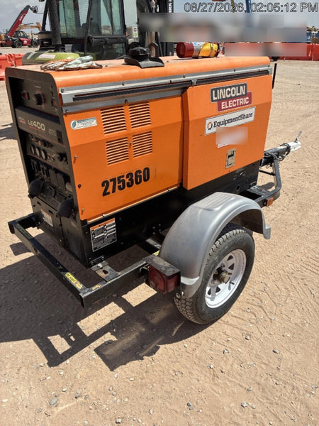 2022 Lincoln Electric LE400 Kubota V1505, Trlr, Cable Rack, Light Kit, ES Decals, T3