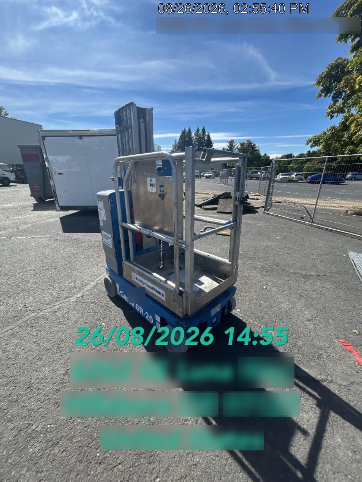 2019 GENIE GR-20
