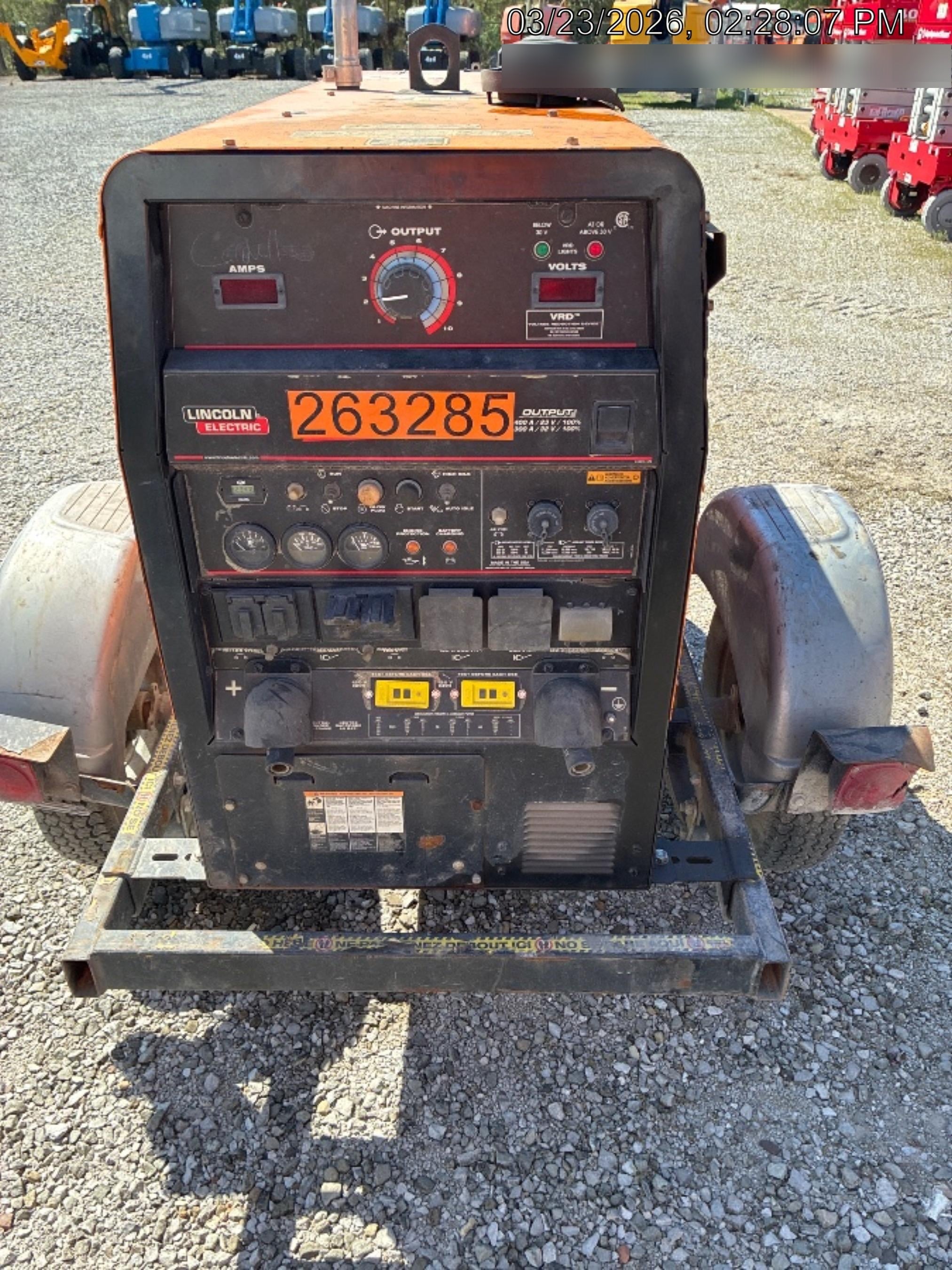 2022 Lincoln Electric LE400 Kubota V1505, Trlr, Cable Rack, Light Kit, ES Decals, T3