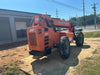 2019 Skytrak 6036 Cab/Heat/Air, Solid Tires, LED Work Lights, Beacon w/50" Carriage, 48" Pallet Forks