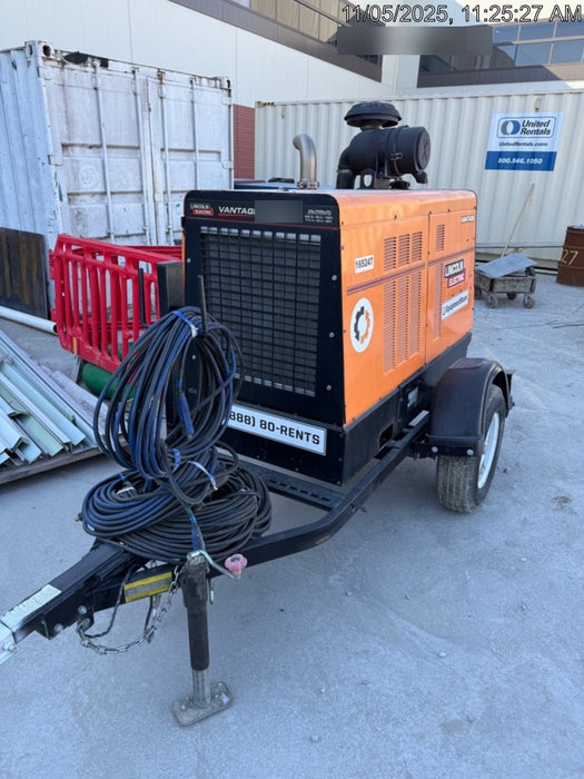 2021 Lincoln Electric Vantage 549X Ready Pak 3, ORANGE (includes trailer, cable rack, fender light kit)
